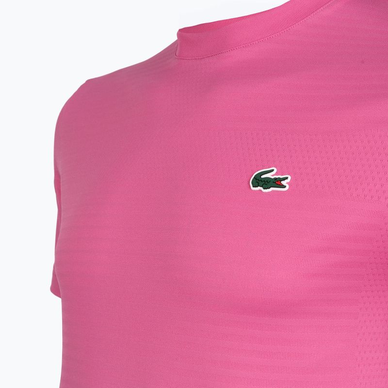 Tricou de tenis pentru bărbați Lacoste TH0004 fuchsia pink 3