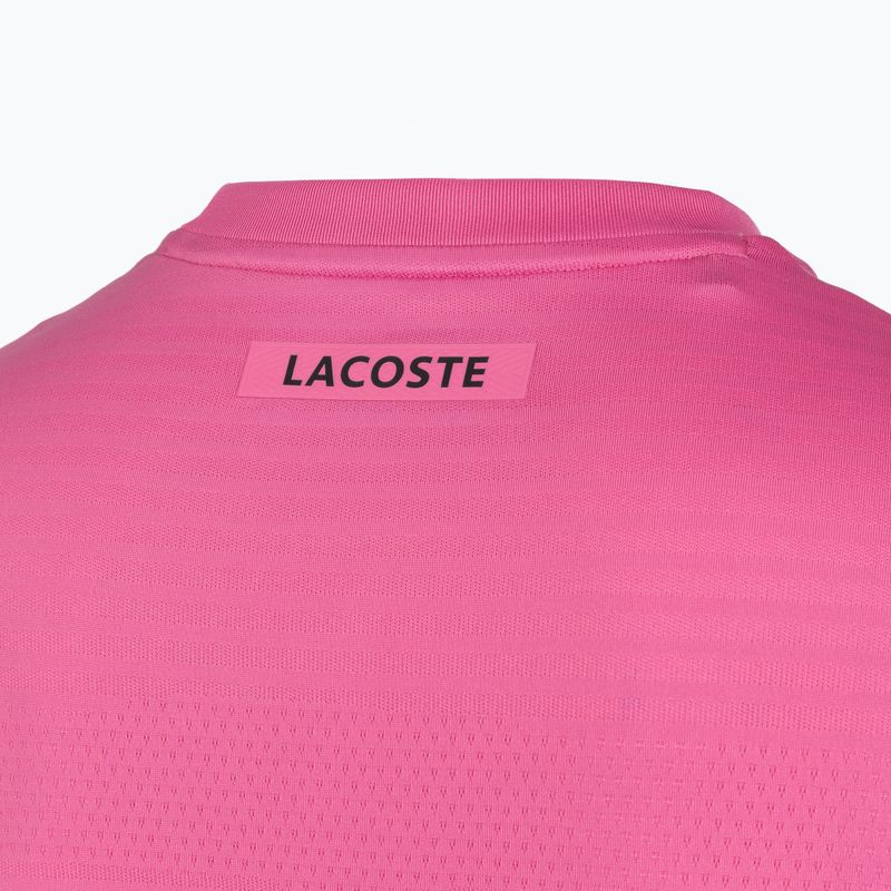 Tricou de tenis pentru bărbați Lacoste TH0004 fuchsia pink 4