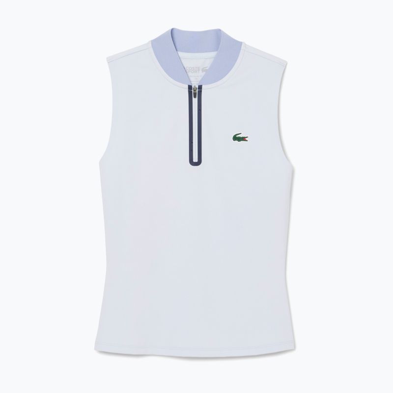 Tricou polo de tenis pentru femei Lacoste Polo Phoenix Blue
