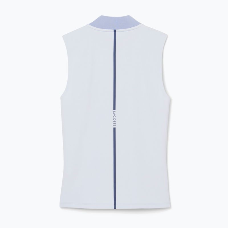 Tricou polo de tenis pentru femei Lacoste Polo Phoenix Blue 2