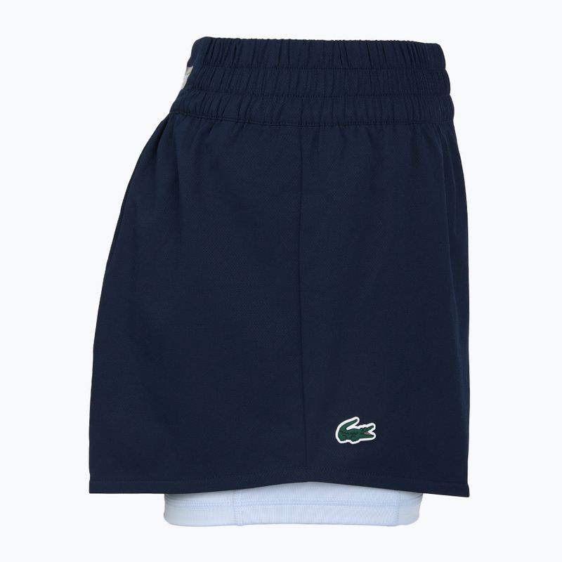 Pantaloni scurți de tenis pentru femei Lacoste GF9972 navy blue/phoenix blue 3