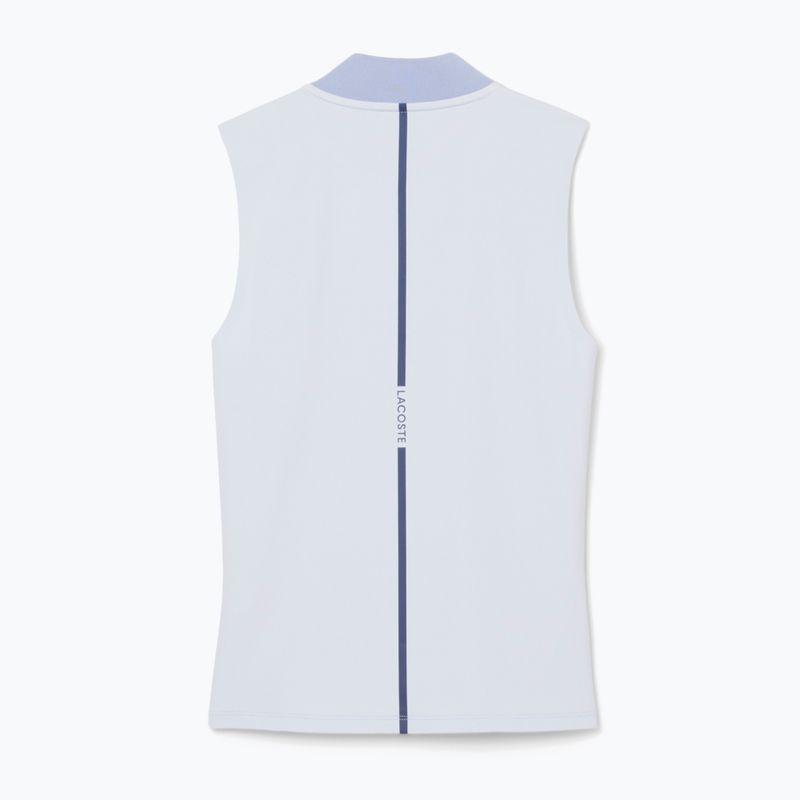 Tricou polo de tenis pentru femei Lacoste Polo PF0202 white 2