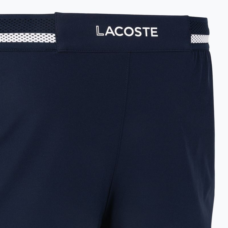 Pantaloni scurți de tenis pentru bărbați Lacoste X Novak Djokovic GH7413 navy blue/white 4