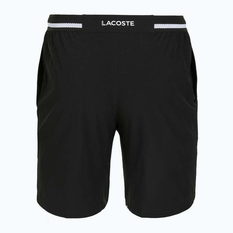 Pantaloni scurți de tenis pentru bărbați Lacoste X Novak Djokovic GH7413 buffalo/white 2