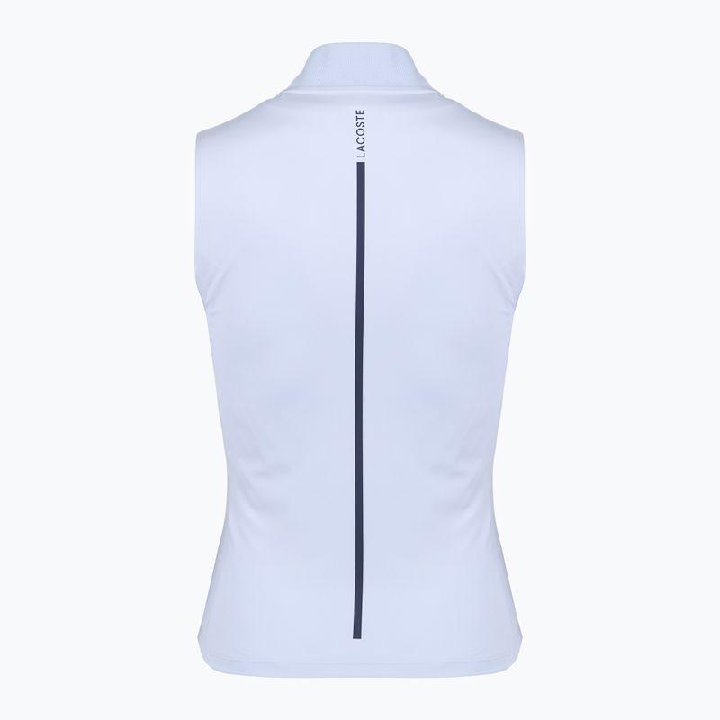 Tricou polo de tenis pentru femei Lacoste Polo Phoenix Blue 2