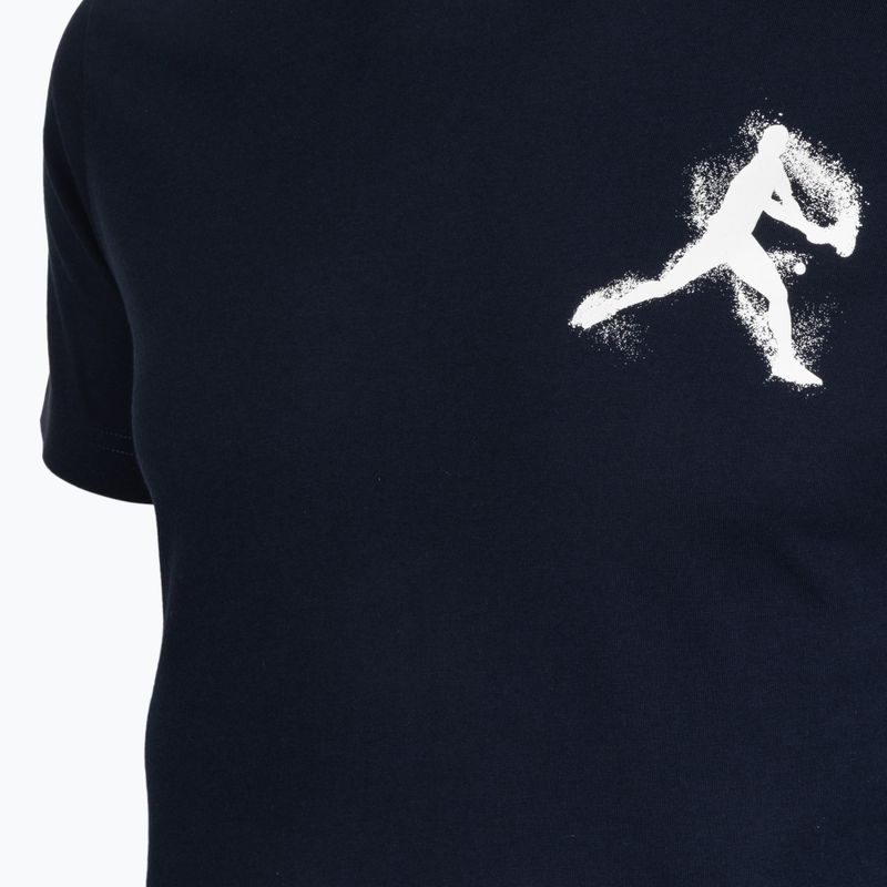 Tricou pentru bărbați + șapcă Lacoste TH1044 navy blue/white 3