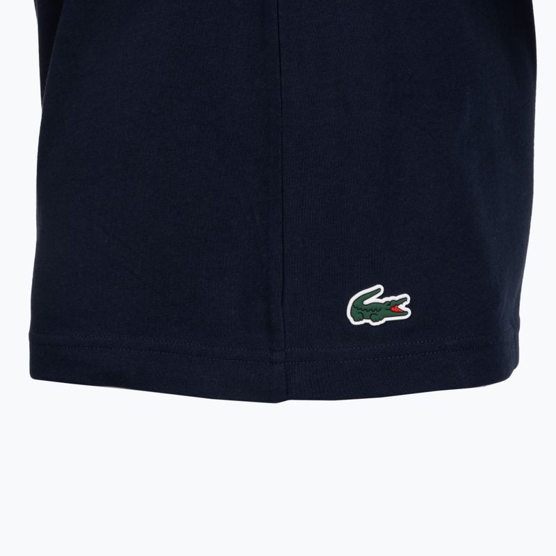 Tricou pentru bărbați + șapcă Lacoste TH1044 navy blue/white 4