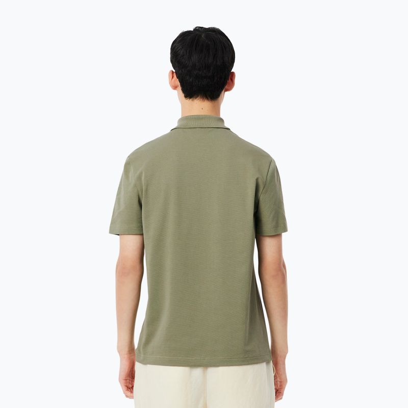 Tricou polo pentru bărbați Lacoste Polo DH5138 khaki 2