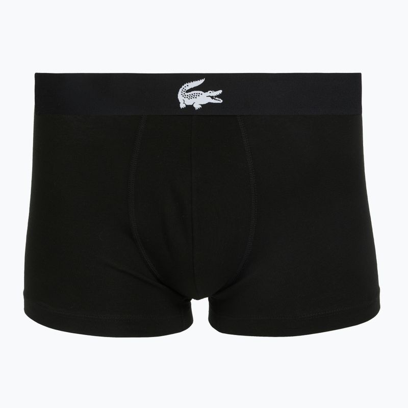Boxeri pentru bărbați Lacoste 5H5441 3 pack white/green/black 4