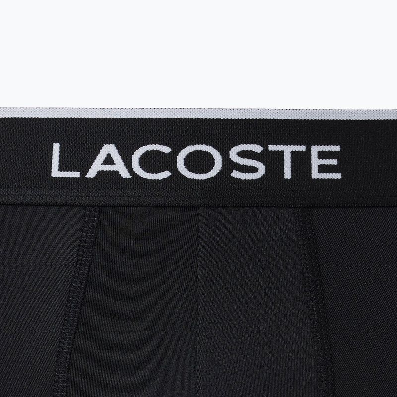 Boxeri pentru bărbați Lacoste 5H3202 Microfibra Negro 3 pack black 2