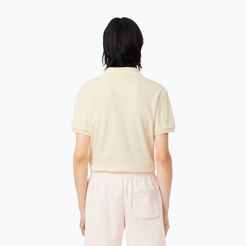 Tricou polo pentru bărbați Lacoste DH2050 naturel clair 3
