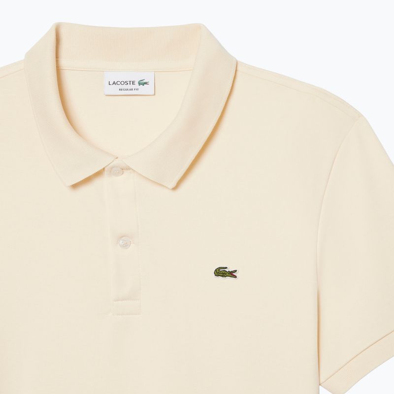 Tricou polo pentru bărbați Lacoste DH2050 naturel clair 6