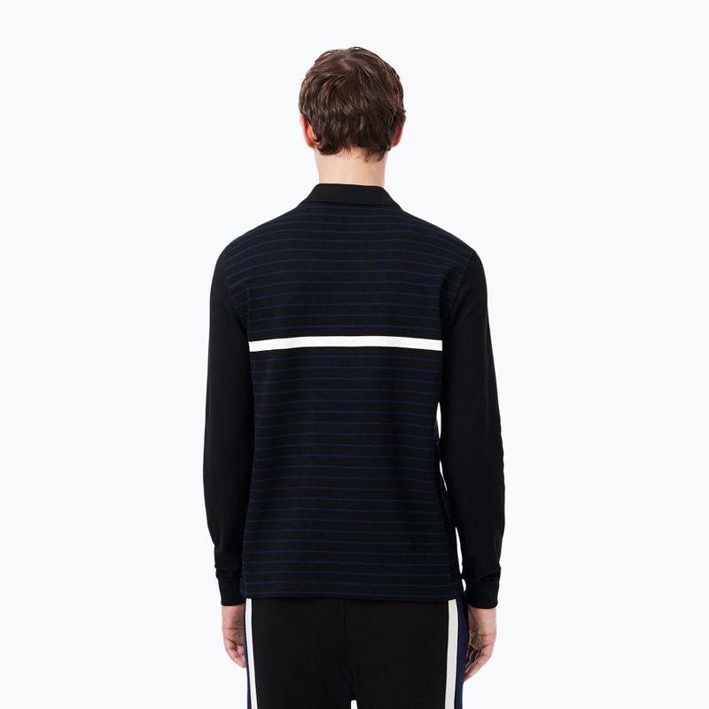 Longsleeve polo pentru bărbați Lacoste Polo PH9776 black/navy blue 3