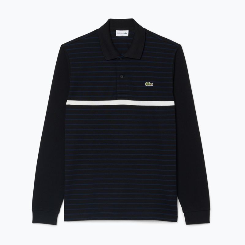 Longsleeve polo pentru bărbați Lacoste Polo PH9776 black/navy blue 5