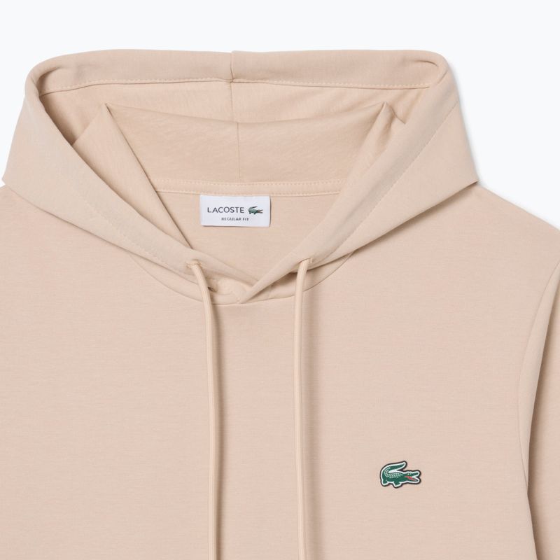 Bluză pentru bărbați Lacoste SH9373 Hoodie sisal 6