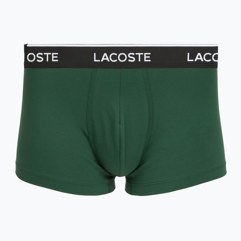 Boxeri pentru bărbați Lacoste 5H1300 3 pack black/green 2