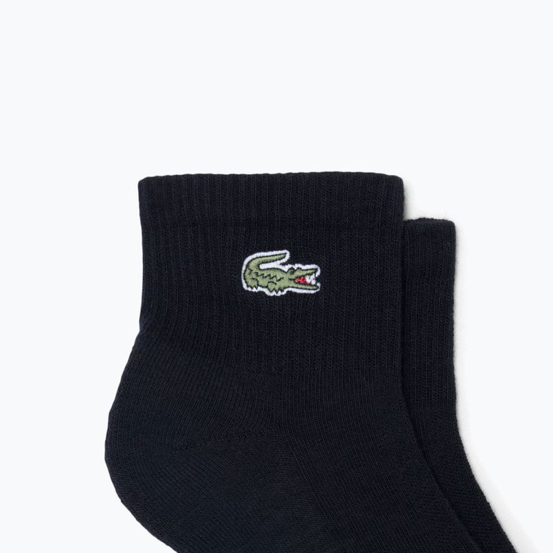 Șosete Lacoste RA9182 Ankle 3-pak black 2