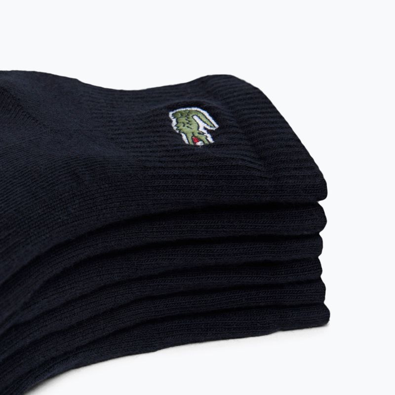 Șosete Lacoste RA9182 Ankle 3-pak black 3