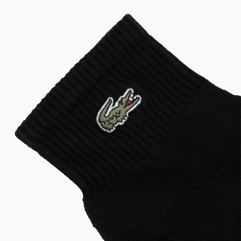 Șosete Lacoste RA9182 Ankle 3-pak black 3
