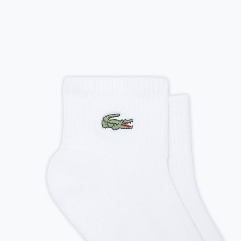 Șosete Lacoste RA9182 Ankle 3-pak white 2
