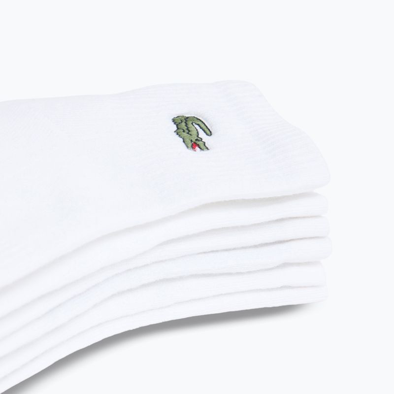 Șosete Lacoste RA9182 Ankle 3-pak white 3