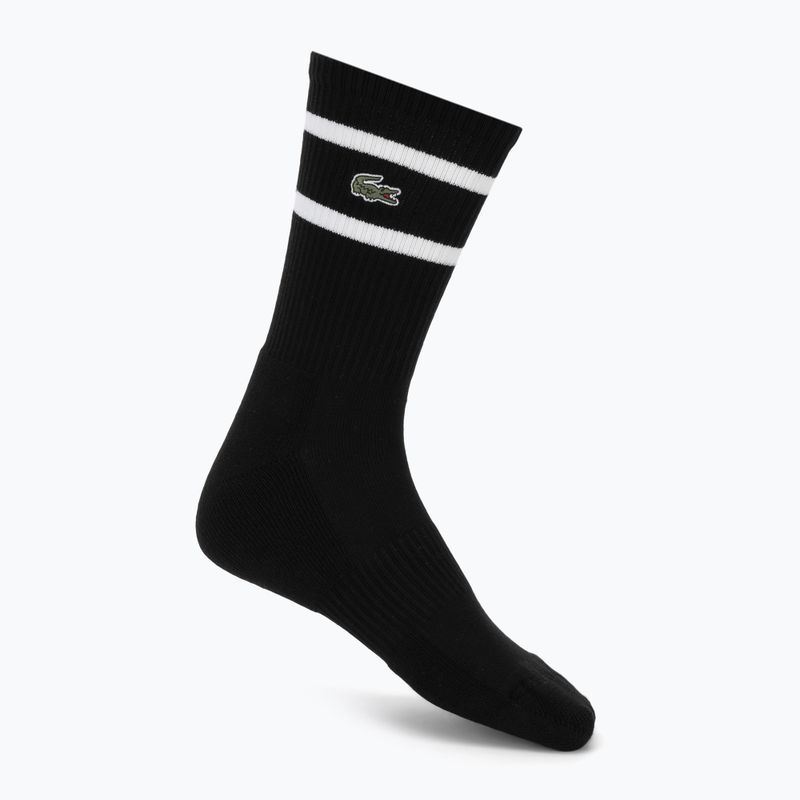 Șosete Lacoste RA9189 Ankle 3-pak black/white 3
