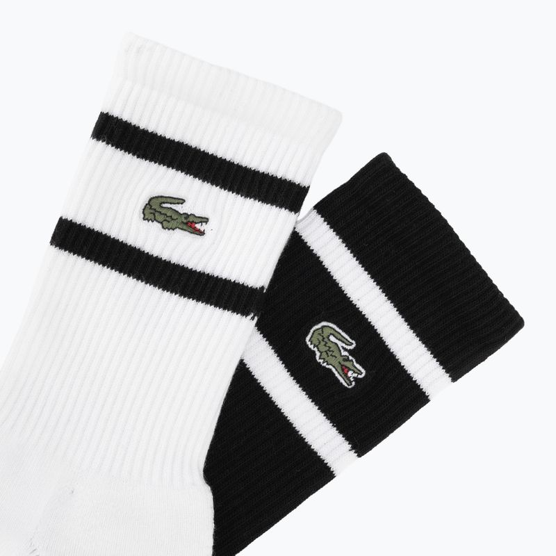 Șosete Lacoste RA9189 Ankle 3-pak black/white 5