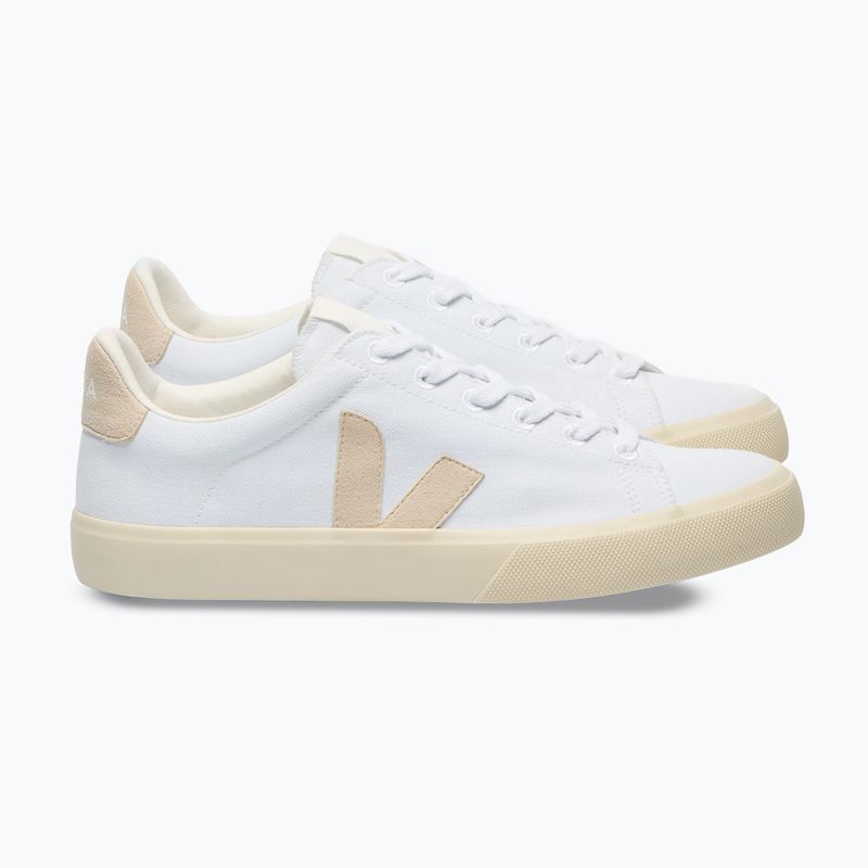 Încălțăminte pentru femei VEJA Campo Canvas white/sable 2