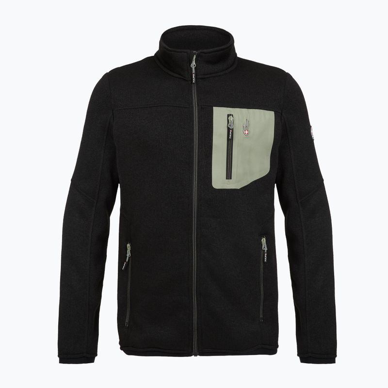 Bluză fleece pentru bărbați Aulp Dante black 3