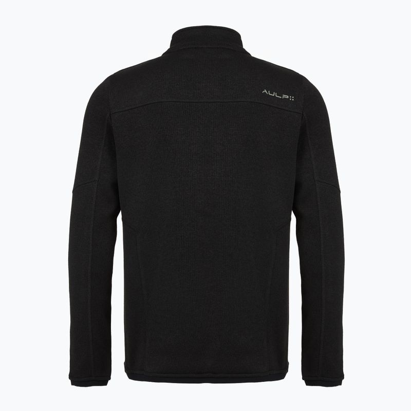 Bluză fleece pentru bărbați Aulp Dante black 4