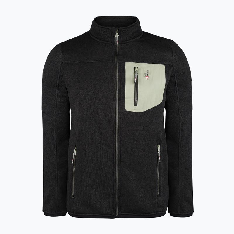 Bluză fleece pentru bărbați Aulp Dante black 3