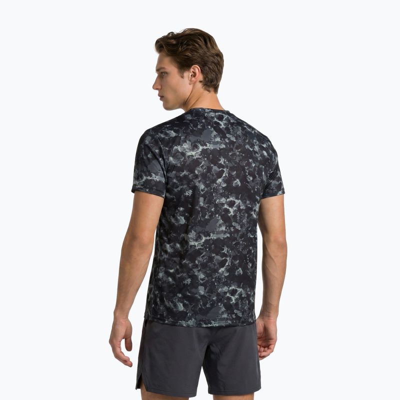 Tricou pentru bărbați Aulp Tommy black aop 2