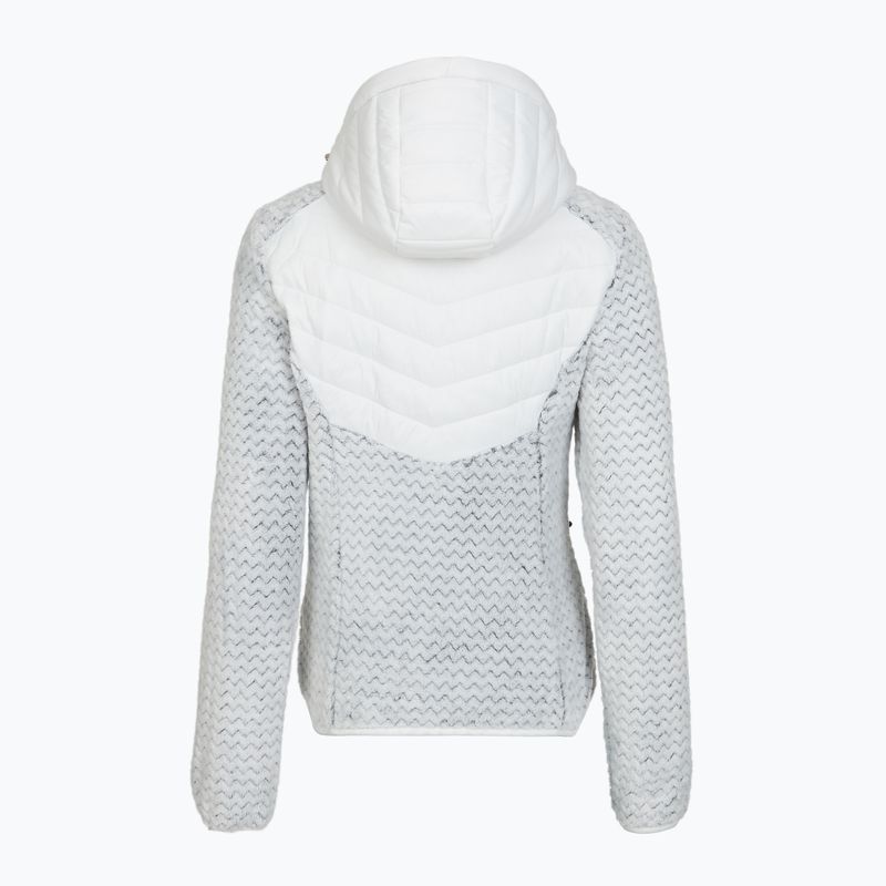 Geacă hibrid pentru femei Aulp Clem Hooded Hybrid white 1 2