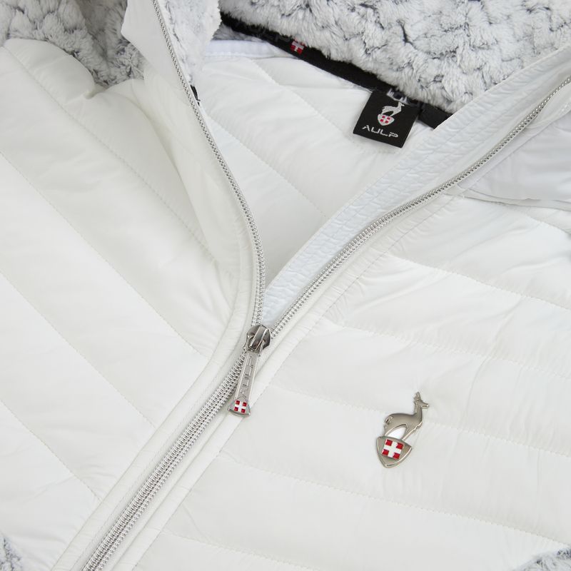 Geacă hibrid pentru femei Aulp Clem Hooded Hybrid white 1 3