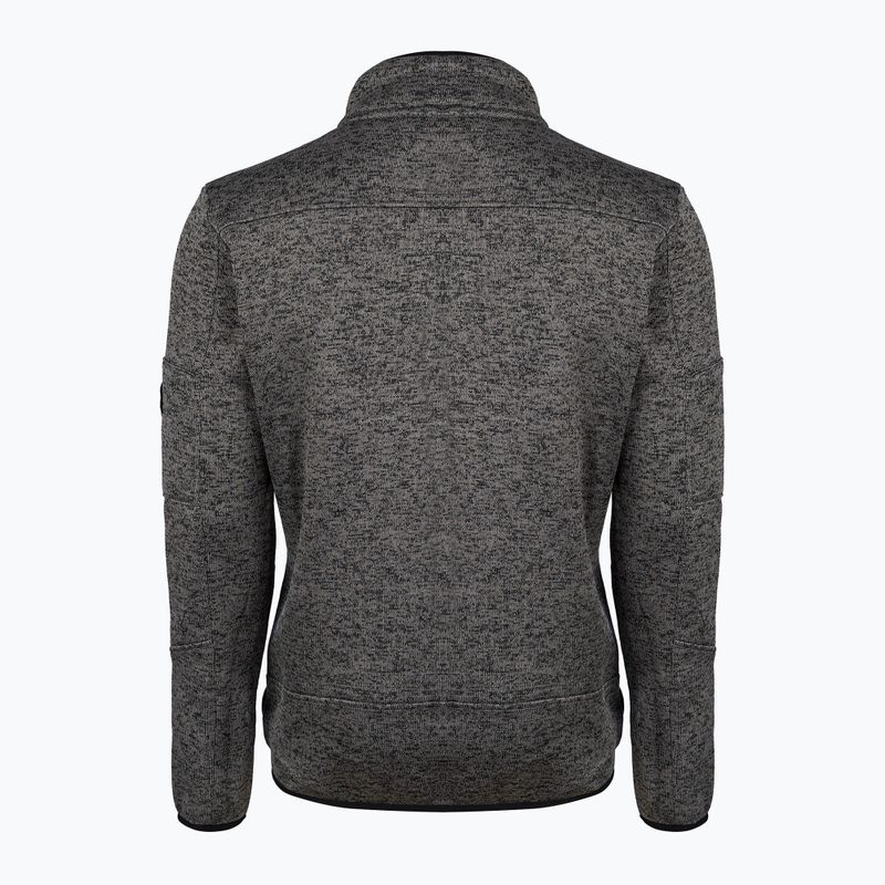 Bluză fleece pentru bărbați Aulp Navoy Melanged Knit anthracite 1 4