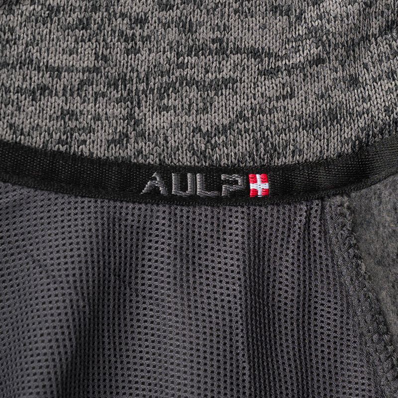 Bluză fleece pentru bărbați Aulp Navoy Melanged Knit anthracite 1 9
