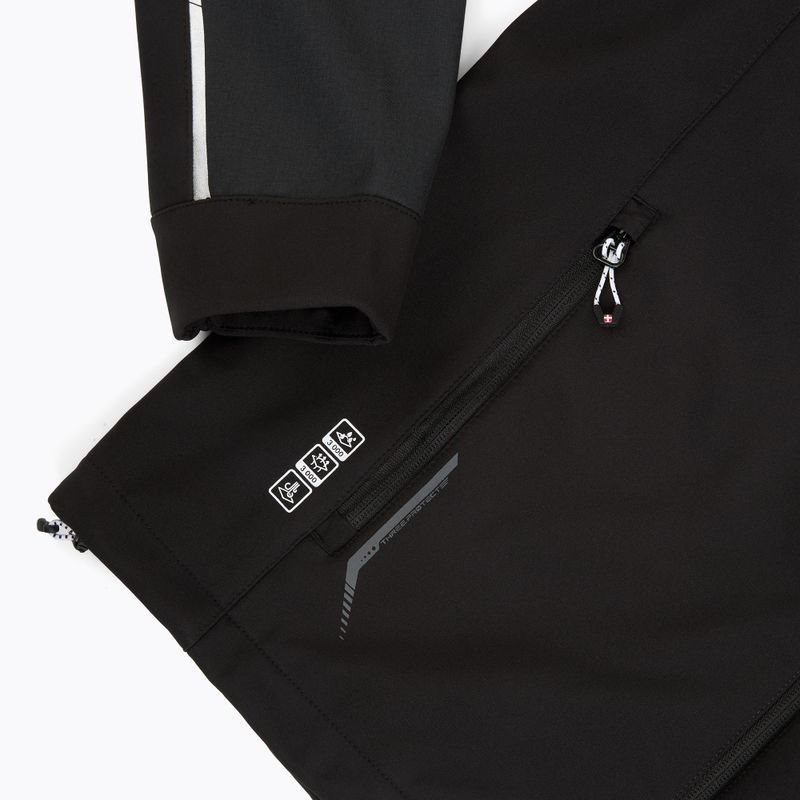 Geacă softshell pentru bărbați Aulp Tiago Softshell anthracite melange 1 4