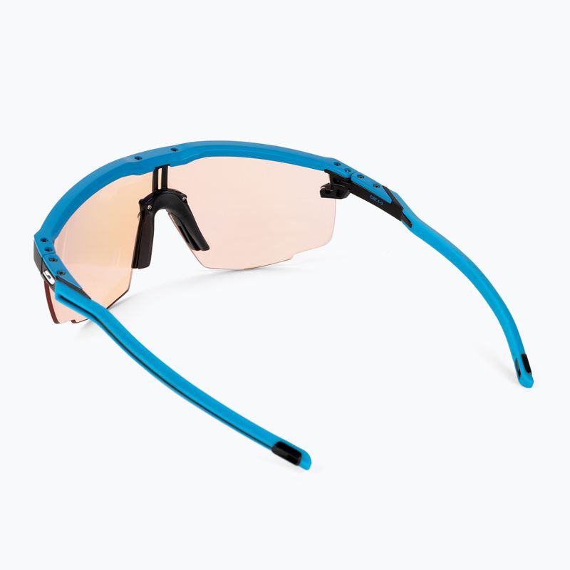 Ochelari de ciclism Julbo Ultimate Reactiv 1-3 High Contrast albastru mat/negru mat 2