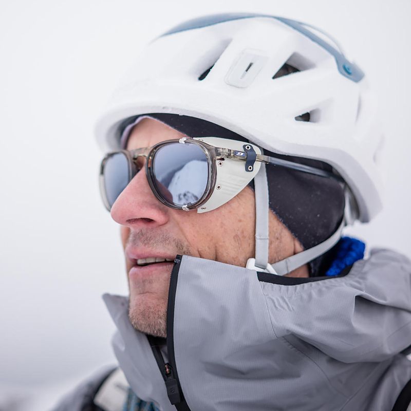 Ochelari de soare Julbo Millenium Polarized HD shiny transparent army green/white/blue 8