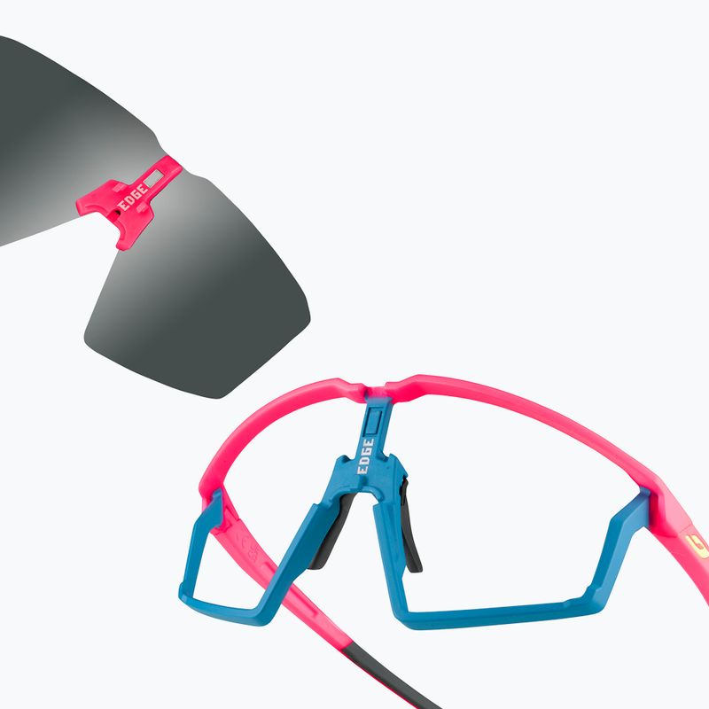 Ochelari de soare Julbo Edge Spectron 3 fluo pink/blue/silver flash 7