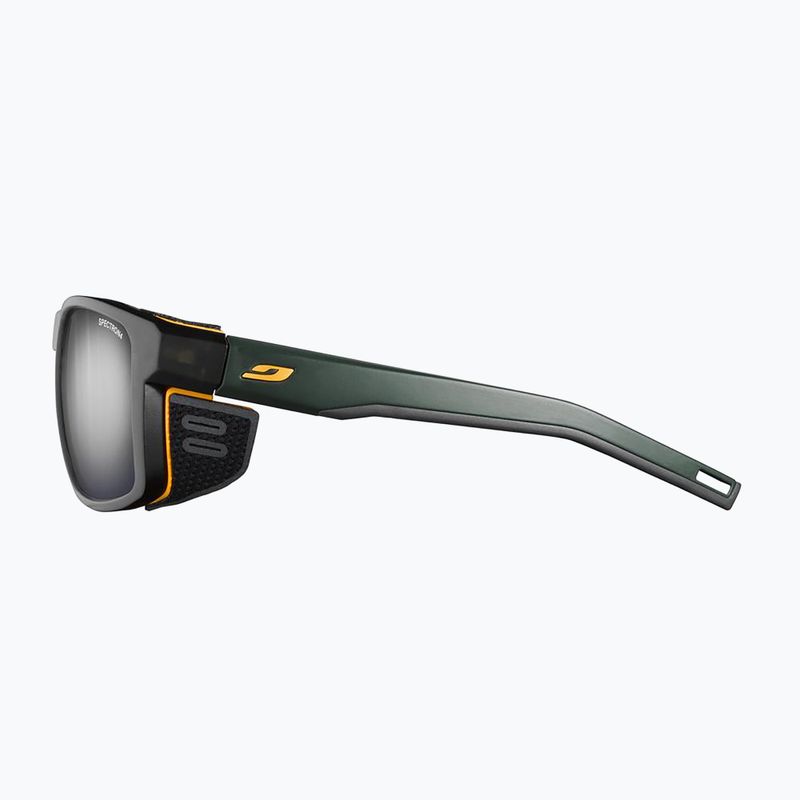Ochelari de soare Julbo Shield Spectron matt translucent dark green/orange 3