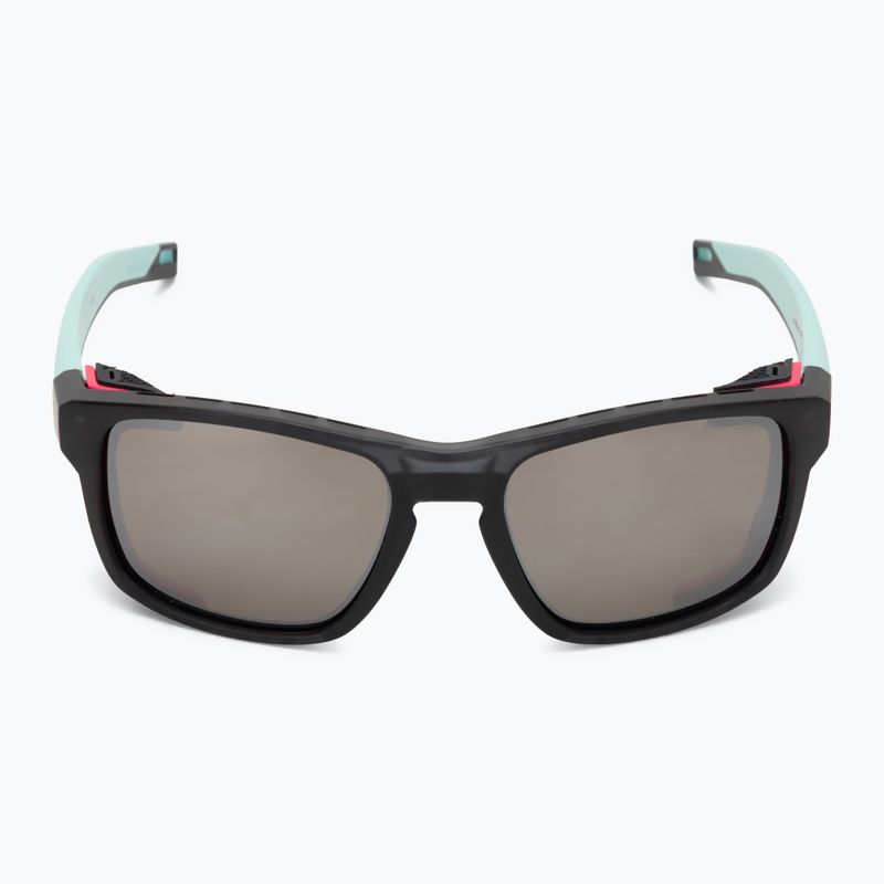 Ochelari de soare Julbo Shield M Spectron translucent black/light blue/pink 3
