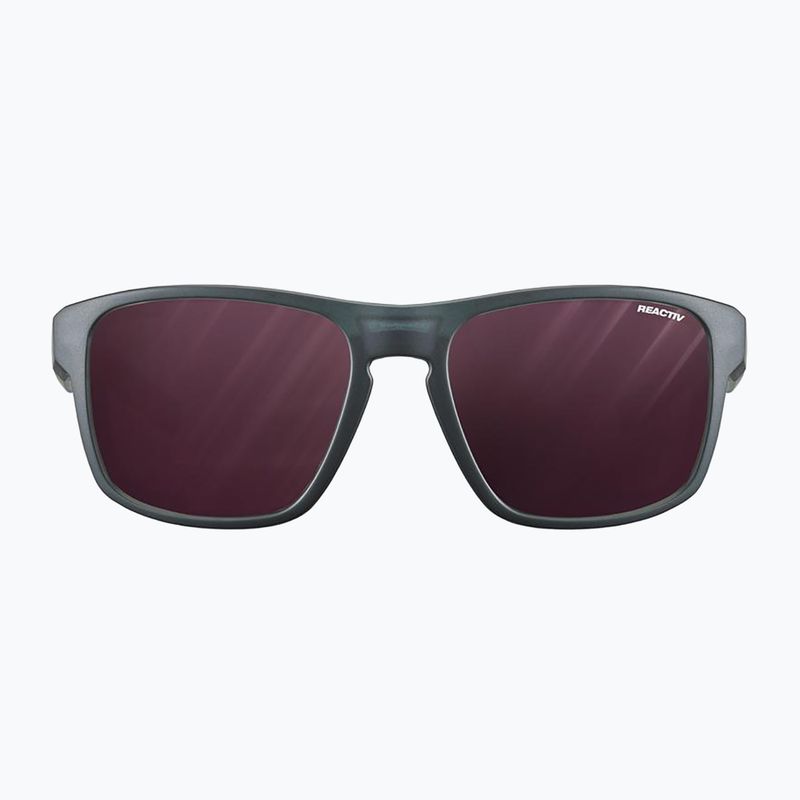Ochelari de soare Julbo Shield Reactiv High Contrast translucent black/blue/white 2