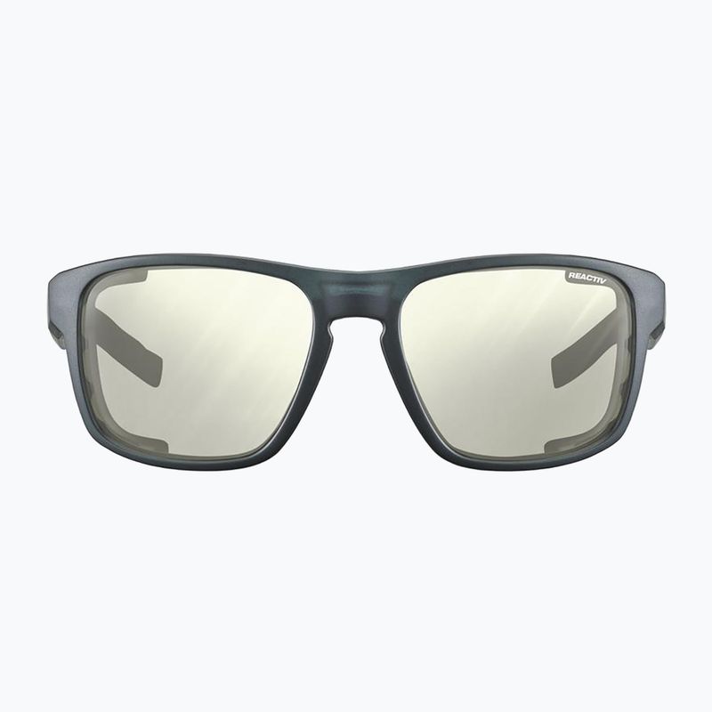 Ochelari de soare Julbo Shield Reactiv High Contrast translucent black/blue/white 3