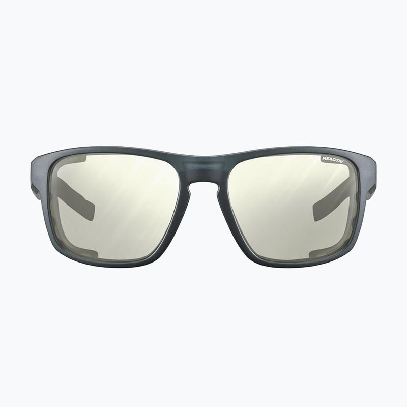 Ochelari de soare Julbo Shield M Reactiv High Contrast translucent black/blue/white 3