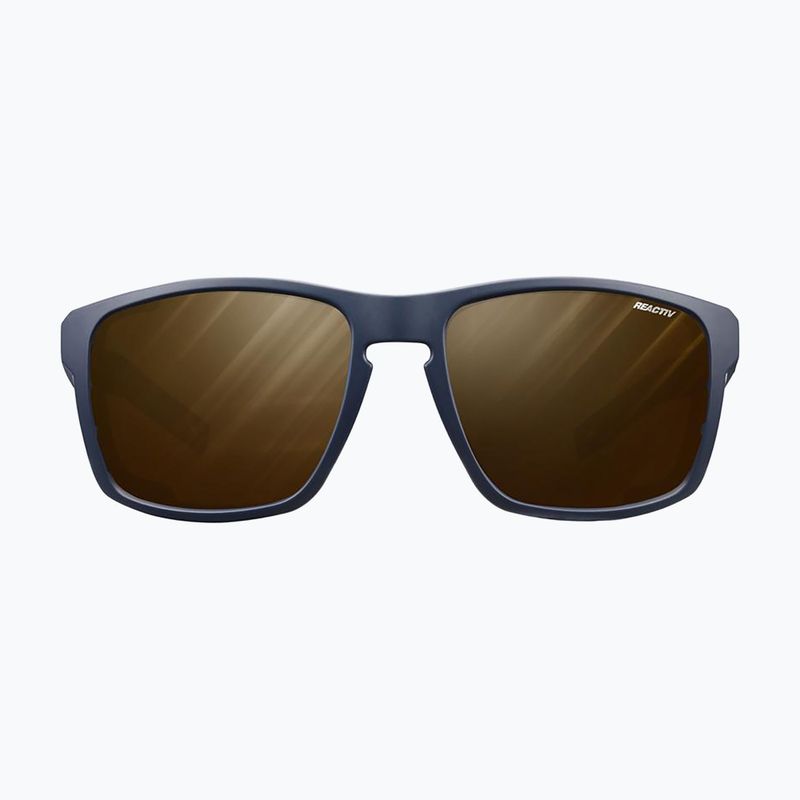 Ochelari de soare Julbo Shield Reactiv Polarized matt dark blue/orange 2