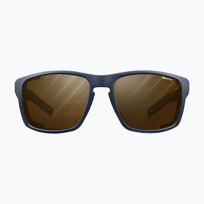 Ochelari de soare Julbo Shield Reactiv Polarized matt dark blue/orange 3