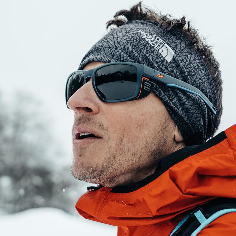 Ochelari de soare Julbo Shield Reactiv Polarized matt dark blue/orange 5