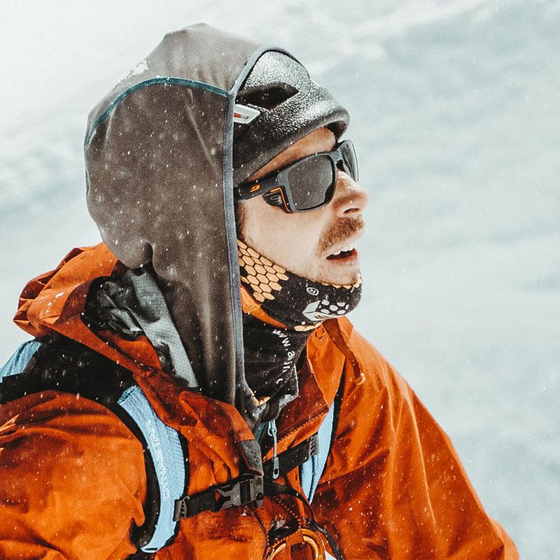 Ochelari de soare Julbo Shield Reactiv Polarized matt dark blue/orange 6