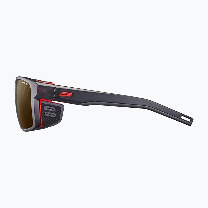 Ochelari de soare Julbo Shield Reactiv Polarized black/orange 4